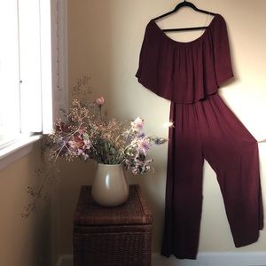 Hot Feiry Red Jumpsuit